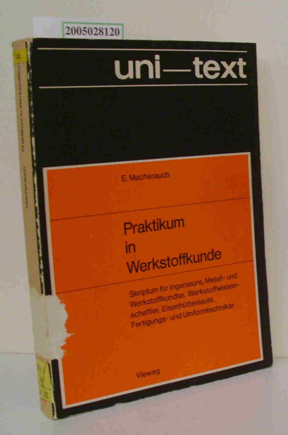 praktikum in werkstoffkunde macherauch praktikum in werkstoffkunde macherauch